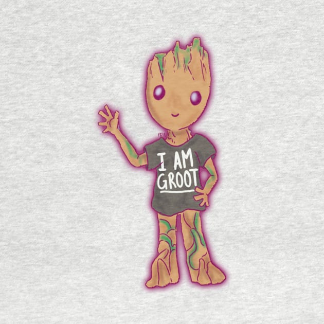 I am (baby) GROOT by paigedefeliceart@yahoo.com